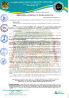 ORDENANZA MUNICPAL CREACION CIAM