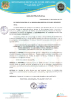 EDICTO MUNICIPAL