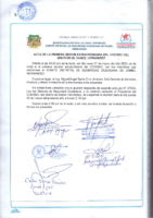 ACTA DE LA PRIMERA SESION EXTRAORDINARIA