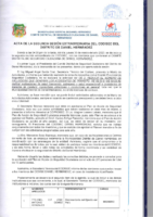 ACTA DE LA SEGUNDA SESION EXTRAORDINARIA