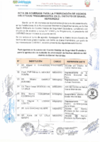 ACTA DE ACUERDOS PARA LA PRIORIZACIÓN DE HECHOS DELICTIVOS PREDOMINANTES EN EL DISTRITO DE DANIEL HERNÁNDEZ 2025