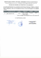 RESULTADOS EVALUACIÓN CURRICULAR – CONCURSO CAS TRANSITORIO N°001-2026-MDDH-T