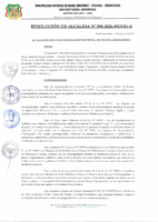 RESOLUCION ALCALDIA N 098-2026
